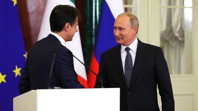 Пресс-конференция по итогам российско-итальянских переговоров