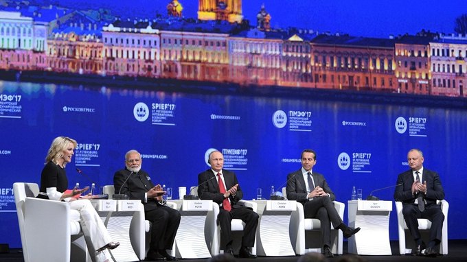 Plenary session of St Petersburg International Economic Forum