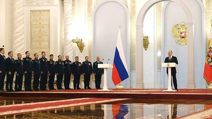 Вручение медалей «Золотая Звезда» Героям России
