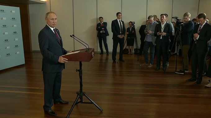 Владимир Путин ответил на вопросы российских журналистов
