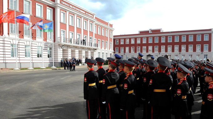 Посещение Тульского суворовского военного училища