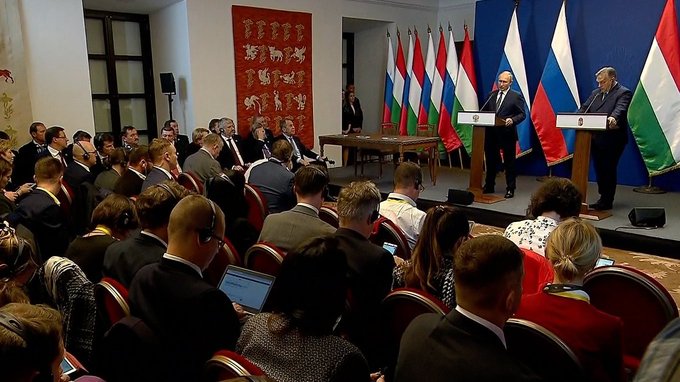 Press conference on Russian-Hungarian talks