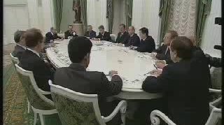 Начало встречи с Премьер-министром временного правительства Ирака Айядом Алауи