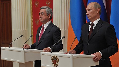 Пресс-конференция по итогам встречи с Президентом Армении Сержем Саргсяном
