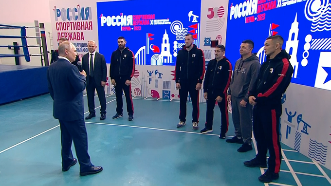 Встреча с участниками турнира по боксу Ural FC