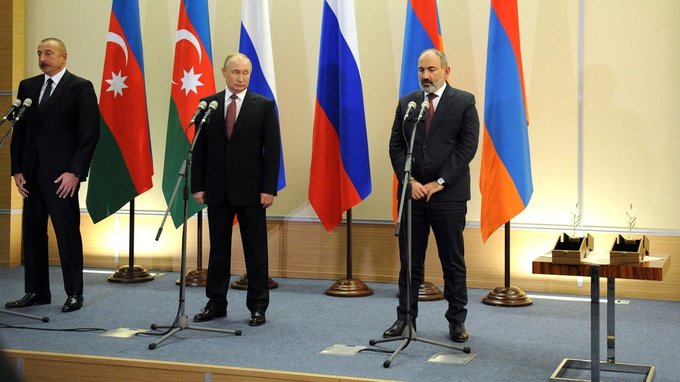 Заявления по итогам трёхсторонних переговоров лидеров России, Азербайджана и Армении