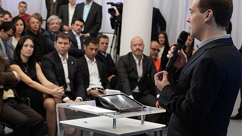 Вступительное слово на встрече Дмитрия Медведева со сторонниками