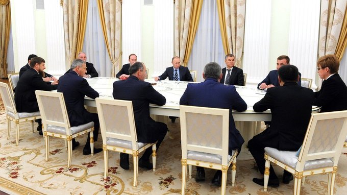 Вступительное слово на встрече с вновь избранными главами ряда регионов России