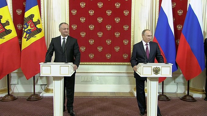 Joint news conference with President of Moldova Igor Dodon