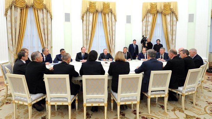 Встреча с Председателем Центризбиркома Эллой Памфиловой и членами ЦИК