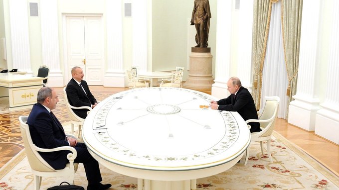 Встреча с Ильхамом Алиевым и Николом Пашиняном