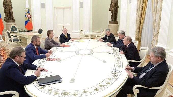 Состоялась встреча Владимира Путина с кандидатами, баллотировавшимися на выборах Президента Российской Федерации