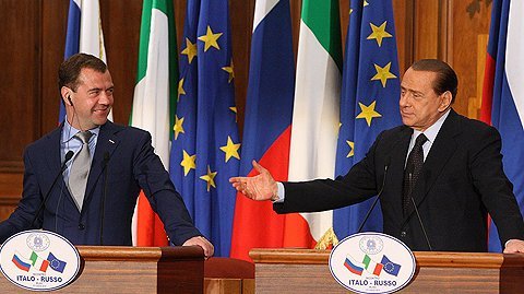 Совместная пресс-конференция по итогам российско-итальянских переговоров