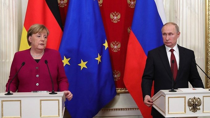 News conference following Russian-German talks
