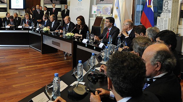 Начало российско-аргентинских переговоров в расширенном составе