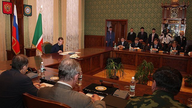 Вступительное слово на совещании по вопросам социально-экономического развития Чеченской Республики