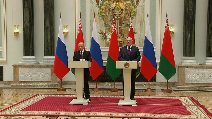 Заявления для прессы по итогам заседания Высшего Госсовета Союзного государства России и Белоруссии