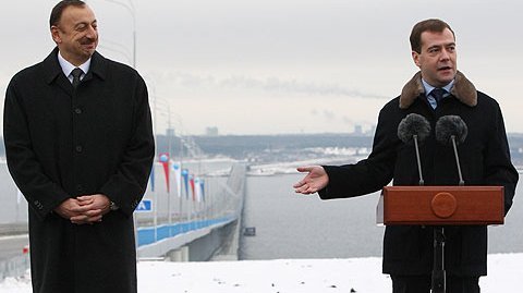 Церемония открытия первой очереди Волжского мостового перехода