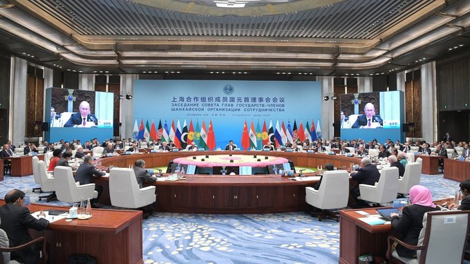 Выступление на расширенном заседании Совета глав государств – членов Шанхайской организации сотрудничества