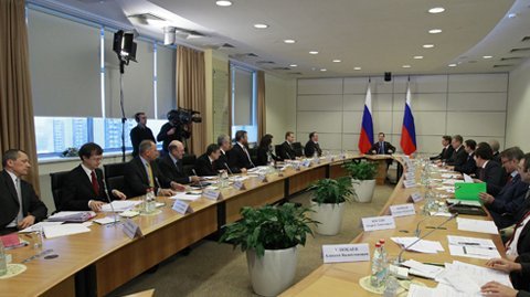 Вступительное слово на совещании по вопросам создания международного финансового центра в России