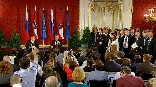 Пресс-конференция по итогам российско-австрийских переговоров