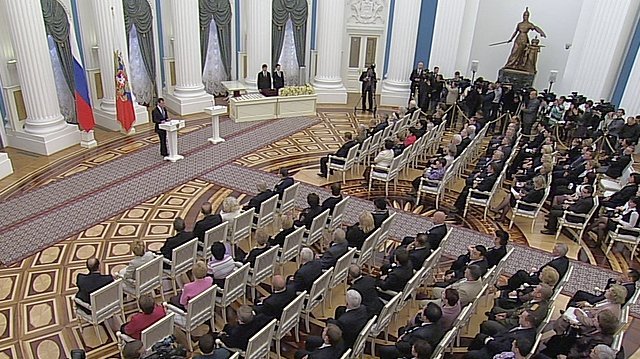 В Кремле вручены государственные награды Российской Федерации