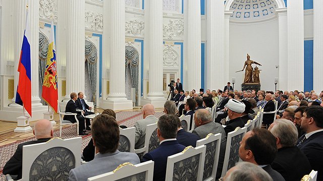 Выступление на встрече с членами Общественной палаты Российской Федерации