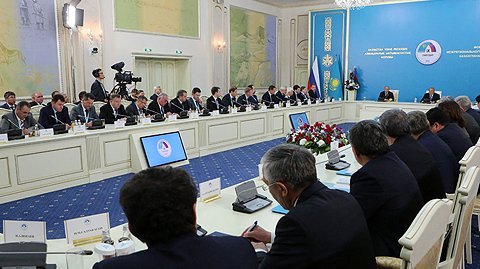 Заседание IX Форума межрегионального сотрудничества России и Казахстана