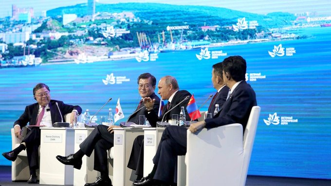 Plenary session of the Eastern Economic Forum. Q&A