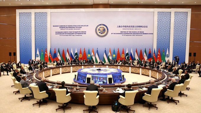 Выступление Президента России на заседании Совета глав государств – членов ШОС в расширенном составе