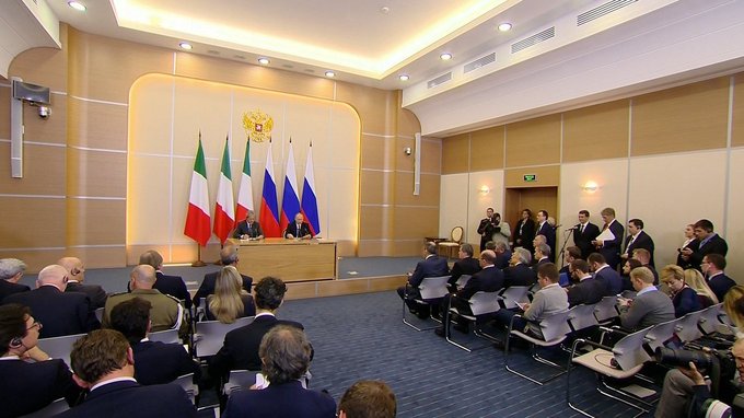 Заявления для прессы и ответы на вопросы журналистов по итогам российско-итальянских переговоров