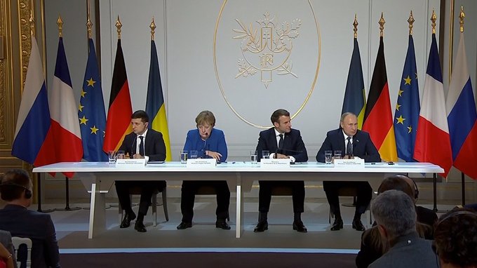 News conference following the Normandy format summit