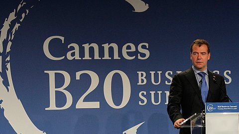 Выступление на бизнес-саммите «Группы двадцати»
