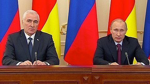 Заявления для прессы по итогам встречи с Президентом Южной Осетии Леонидом Тибиловым