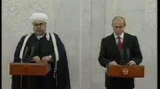 Выступление при вручении высшего азербайджанского мусульманского ордена «Шейх-уль-Ислам»