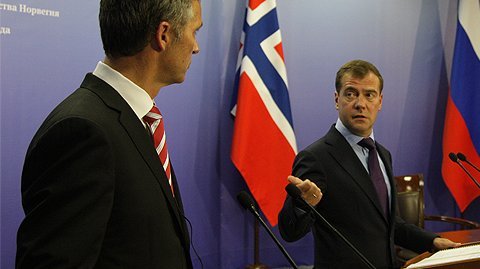 Совместная пресс-конференция по итогам российско-норвежских переговоров