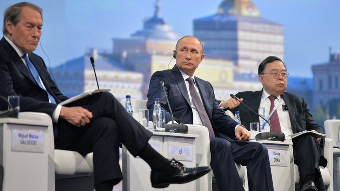 Ответы на вопросы участников Петербургского международного экономического форума