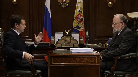 Встреча с Председателем Центральной избирательной комиссии Владимиром Чуровым