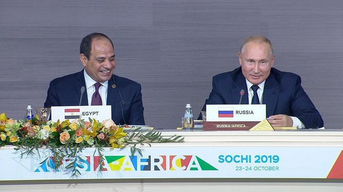 Заключительное слово на пленарном заседании саммита Россия – Африка