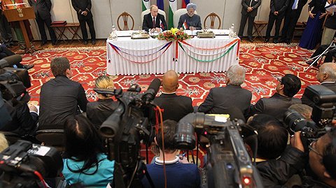 Press statements following the talks with Prime Minister of India Manmohan Singh