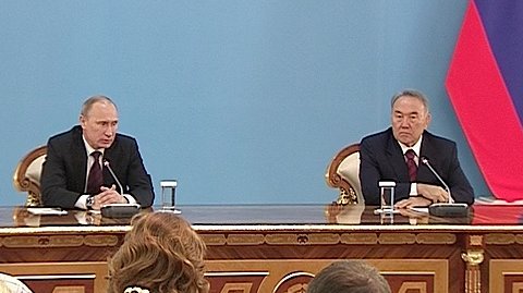 Заявления для прессы по итогам российско-казахстанских переговоров