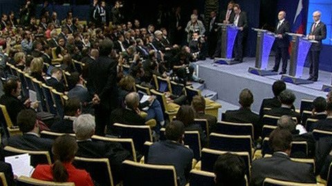 Совместная пресс-конференция по итогам встречи на высшем уровне Россия – Европейский союз