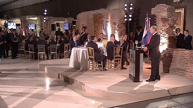 Выступление на официальном обеде от имени Президента Аргентины Кристины Фернандес де Киршнер