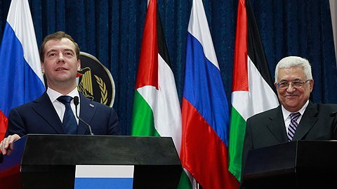 Выступление на совместной пресс-конференции с главой Палестинской национальной администрации Махмудом Аббасом