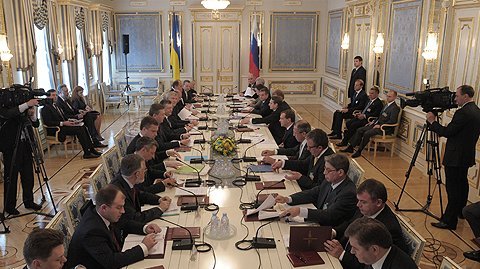 Начало заседания Российско-Украинской межгосударственной комиссии