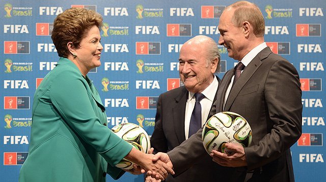 Россия приняла эстафету проведения чемпионата мира по футболу