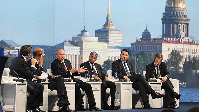 Answer to a question at St Petersburg International Economic Forum session