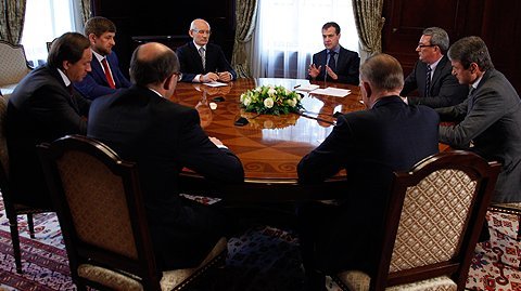 Встреча с главами ряда субъектов Российской Федерации