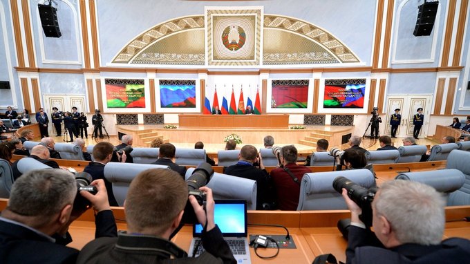 Заявления для прессы по итогам заседания Высшего Государственного Совета Союзного государства России и Белоруссии