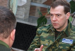 Рабочая встреча с Министром обороны Анатолием Сердюковым